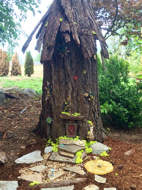 fairy house from a tree stump|More.